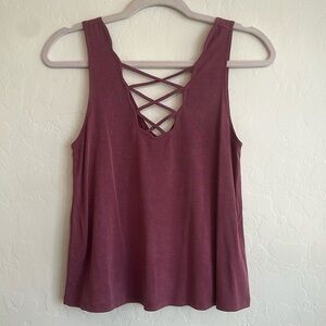 American Eagle Outfitters Burgundy Tank